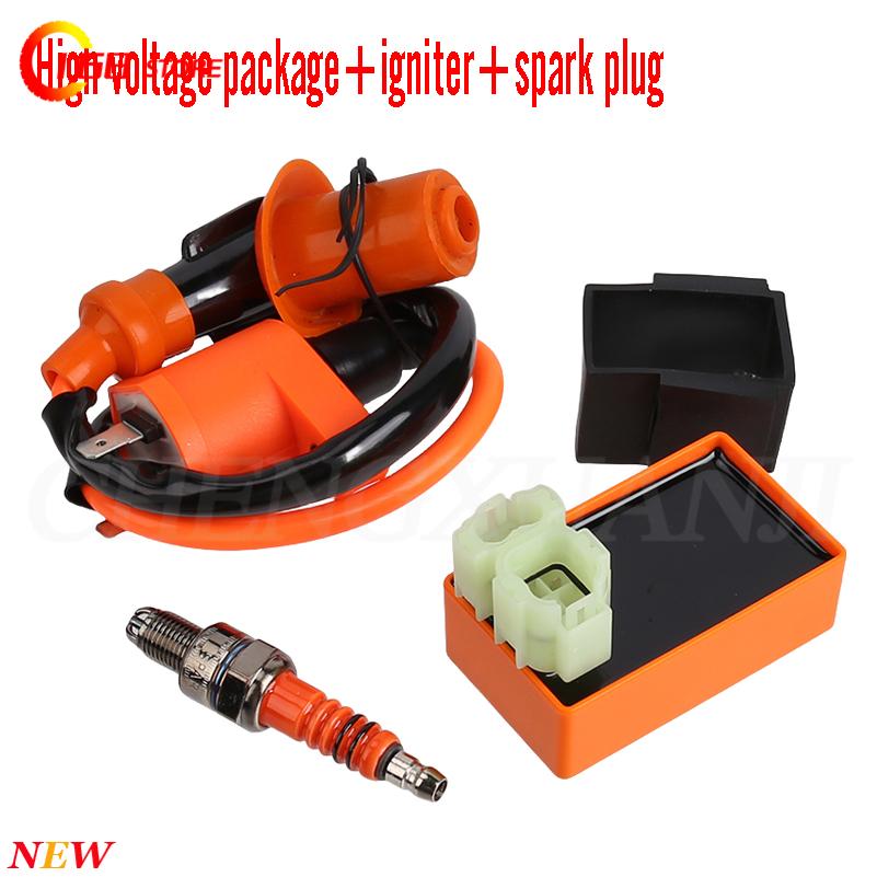 Motorcycle Spark Plug - เหมาะสำหรับอุปกรณ์เสริมรถจักรยานยนต์ GY6 50cc 125cc 150cc ชุด