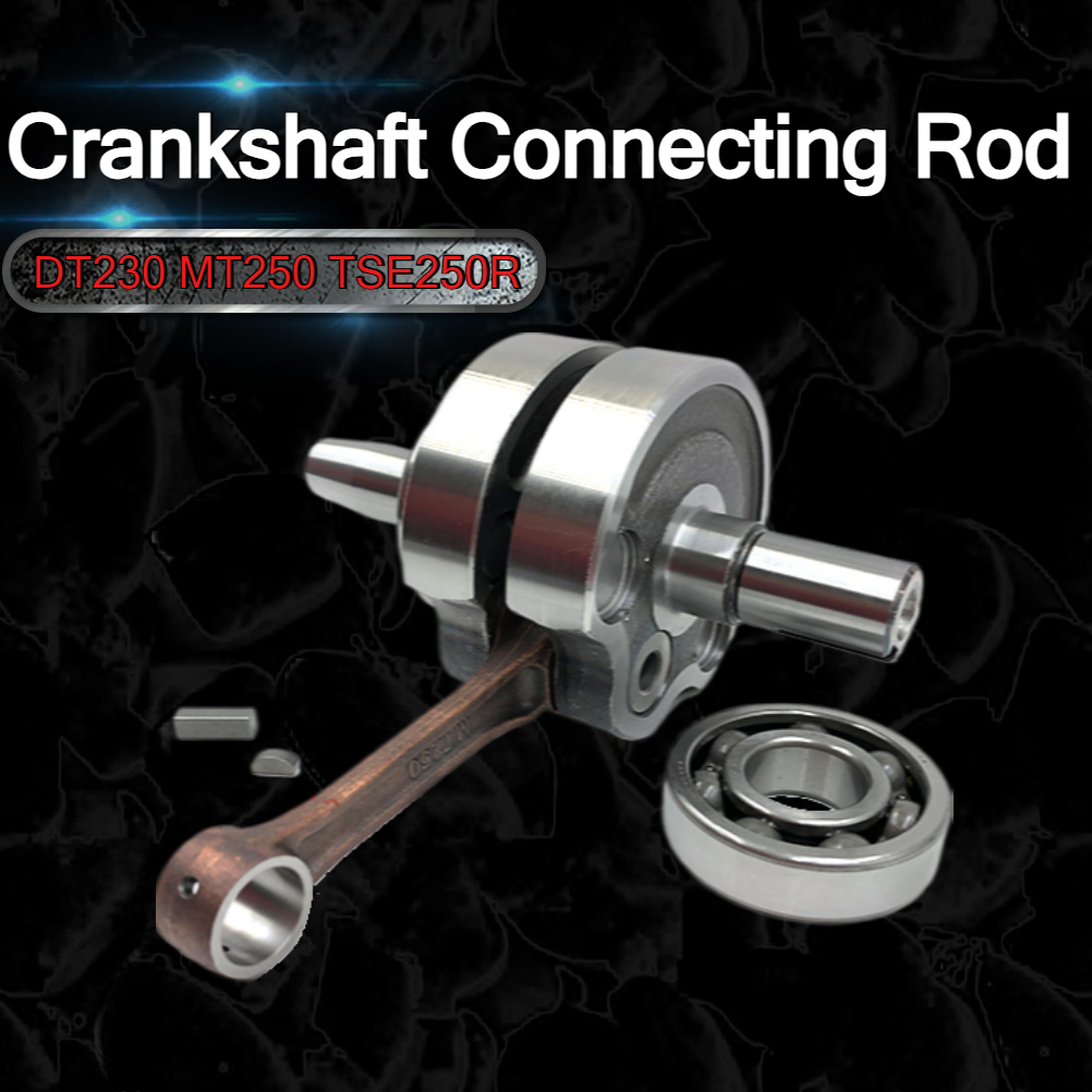 Motorcycle Crankshaft - ชุดก้านสูบพร้อมลูกปืนสำหรับเครื่องยนต์ 2 จังหวะ ยามาฮ่า ดีที230 ลอนซิน
