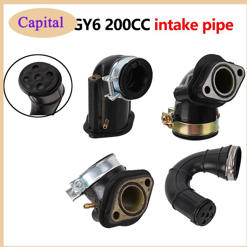 Motorcycle Carburetor - ท่อร่วมไอดีคาร์บูเรเตอร์ชิ้นส่วน ATV GY6 150CC-200CC สกู๊ตเตอร์ ATV