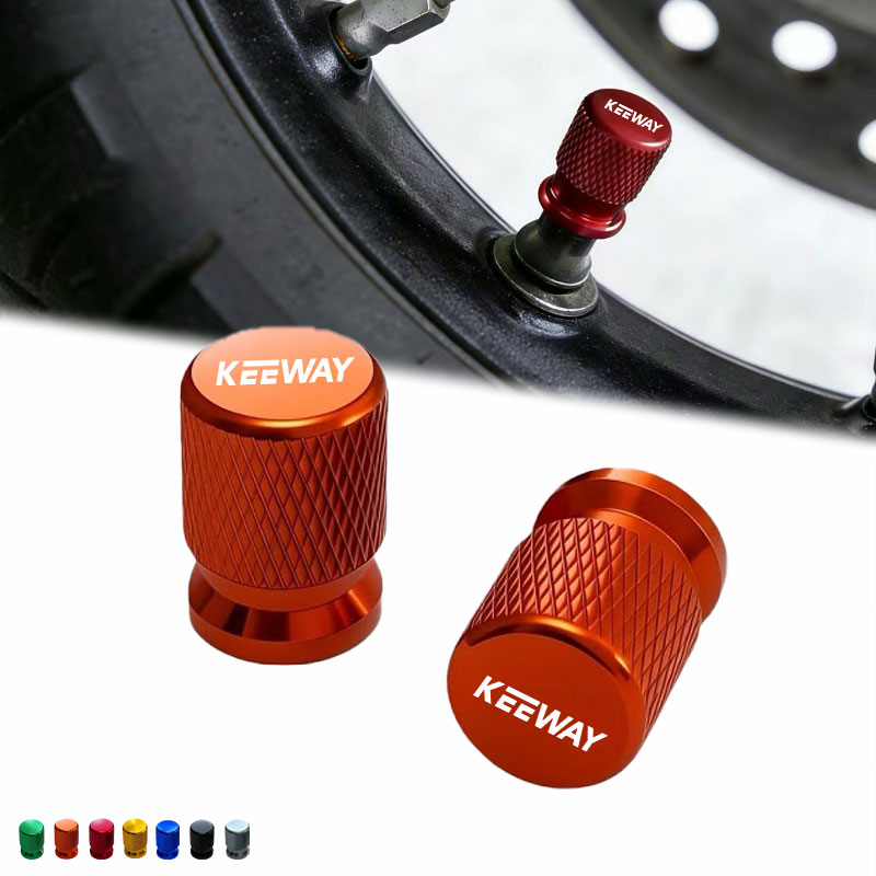 Motorcycle Valve Cover - 2PCS อะไหล่ล้อรถจักรยานยนต์อลูมิเนียมอัลลอยด์ฝาครอบวาล์วสำหรับคีเวย์ RKF 125 RKF125 2018-2023