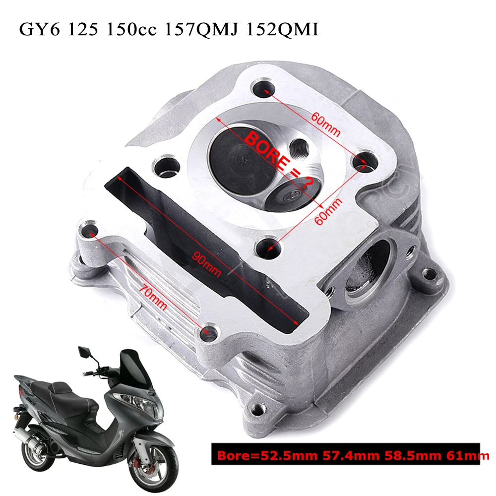 Engine Parts Motorcycle - รถมอเตอร์ไซค์สกู๊ตเตอร์ GY6หัวกุญแจ GY6สกู๊ตเตอร์ GY6หัวกุญแจมีเครื่องยนต์152QMI 125 150cc