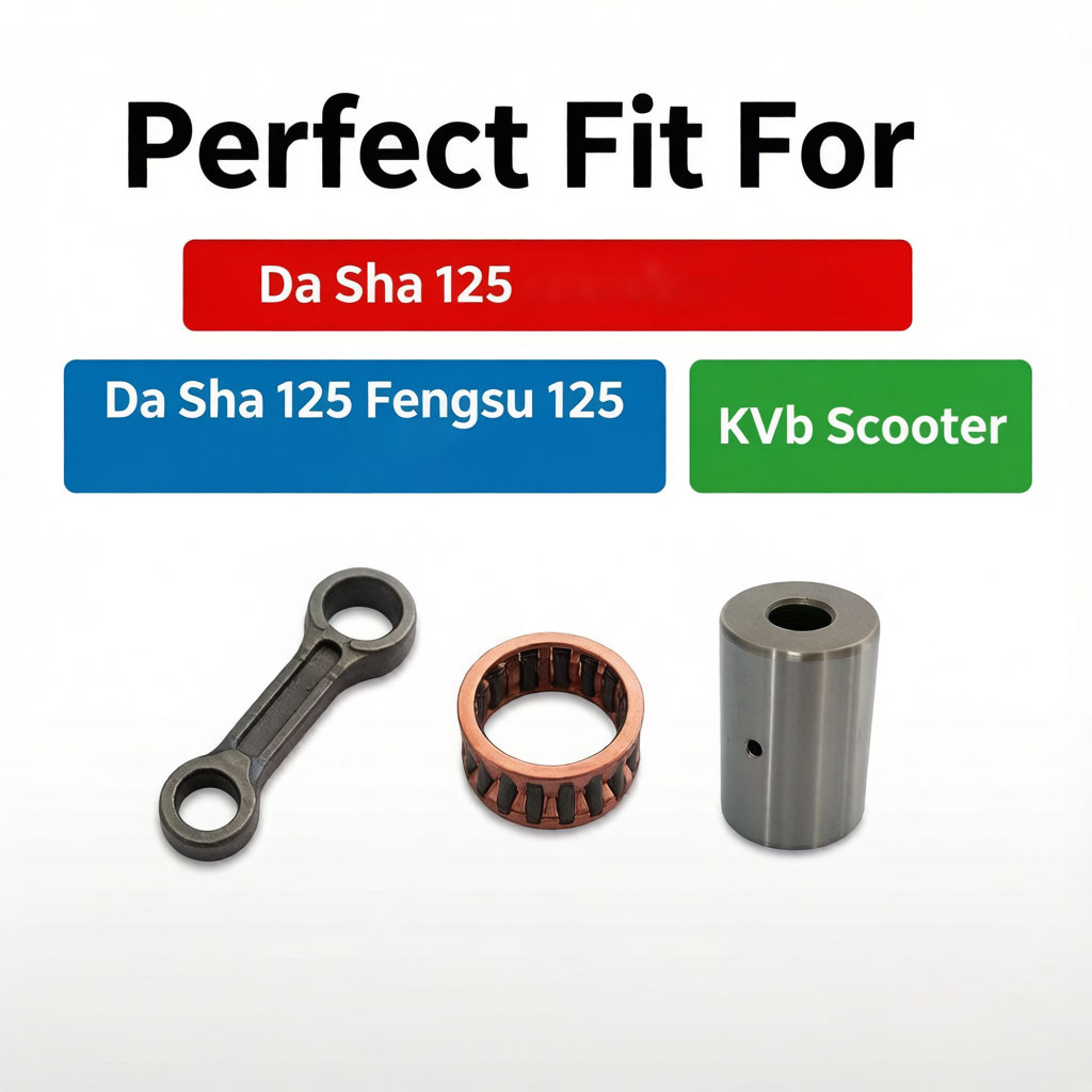 Motorcycle Crankshaft - ชุดข้อเหวี่ยงและก้านสูบสำหรับรถจักรยานยนต์ CH125 Da Sha 125 Fengsu